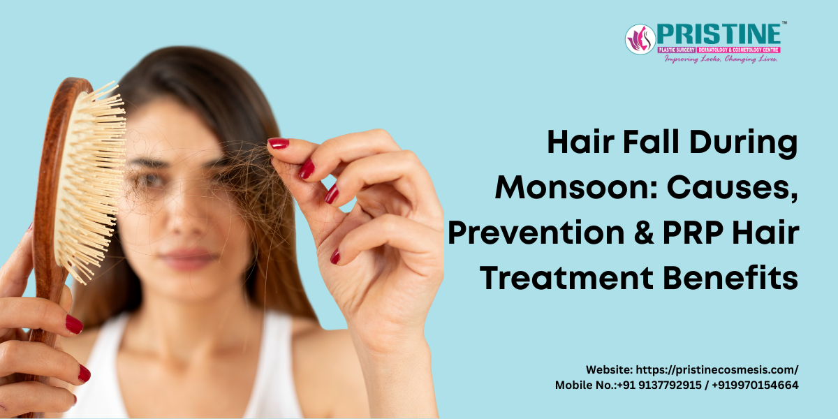 Hair Fall During Monsoon: Causes, Prevention & PRP Hair Treatment Benefits